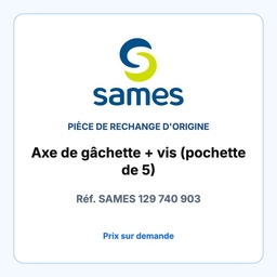 Axe de gâchette + vis (pochette de 5)