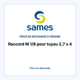 Raccord M 1/8 pour tuyau 2,7 x 4