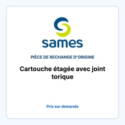 Cartouche étagée avec joint torique
