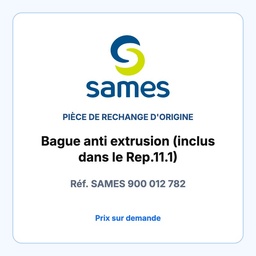 Bague anti extrusion (inclus dans le Rep.11.1)
